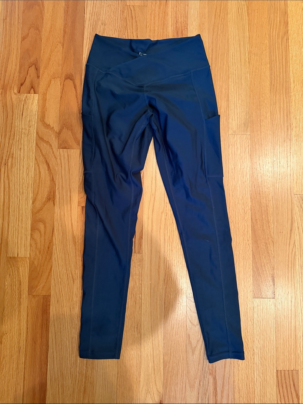Dark Teal Leggings with Side Pockets